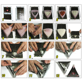 KOREAC seaweed wrappers and onigiri kit ideal for picnics or lunches.