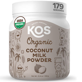 KOS Organic Coconut Milk Powder coffee creamer adds dairy-free creaminess to your morning brew.