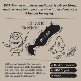 KOS Organic Coconut Milk Powder whisks smoothly into hot beverages for silky texture.
