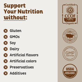 KOS Organic Coconut Milk Powder contains 0g added sugar for flexible recipes.