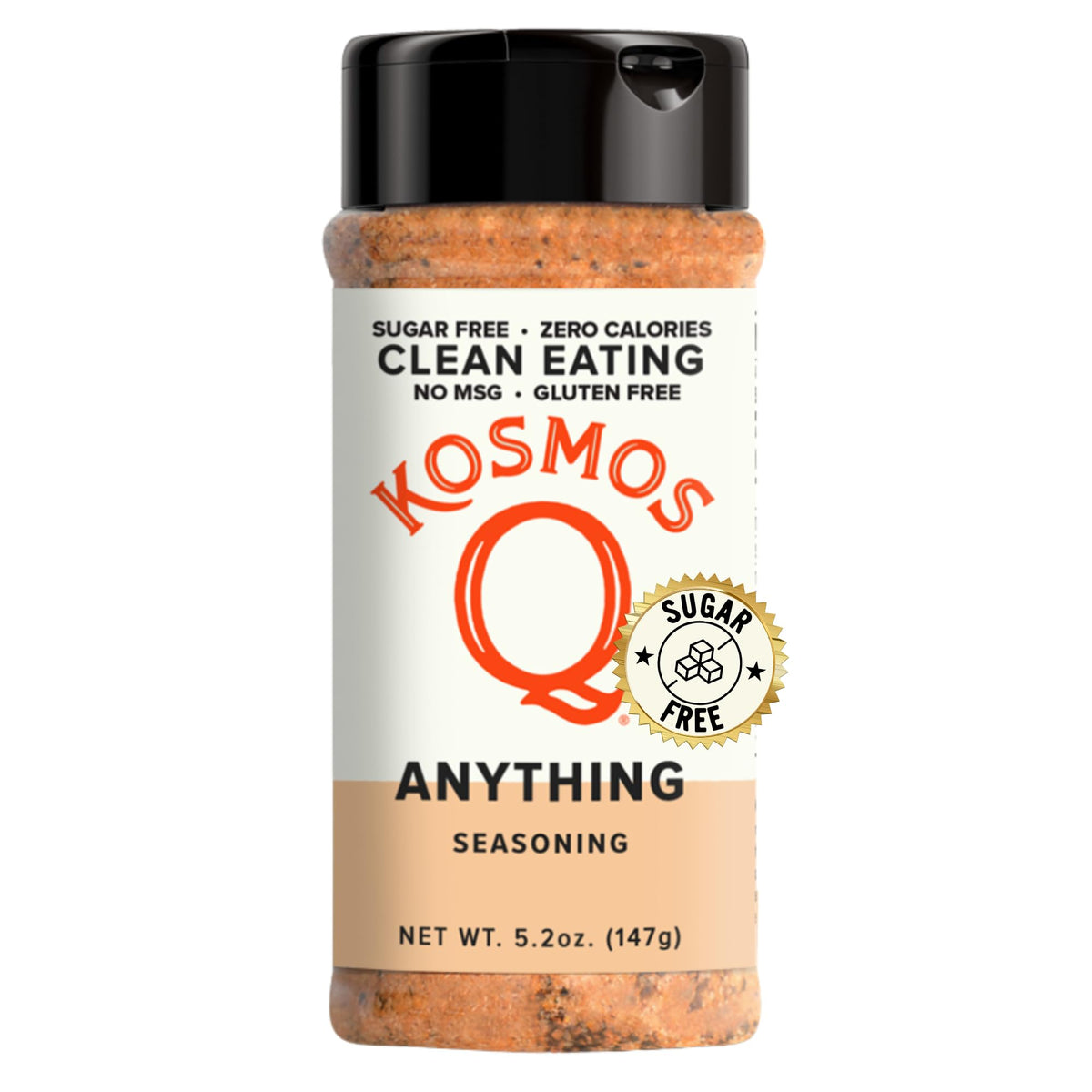 Kosmos Q Anything Seasoning on popcorn demonstrates a savory, easy snack upgrade.