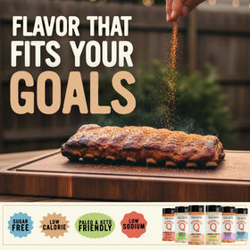 Kosmos Q Anything Seasoning label closeup highlights clean ingredients and trust.