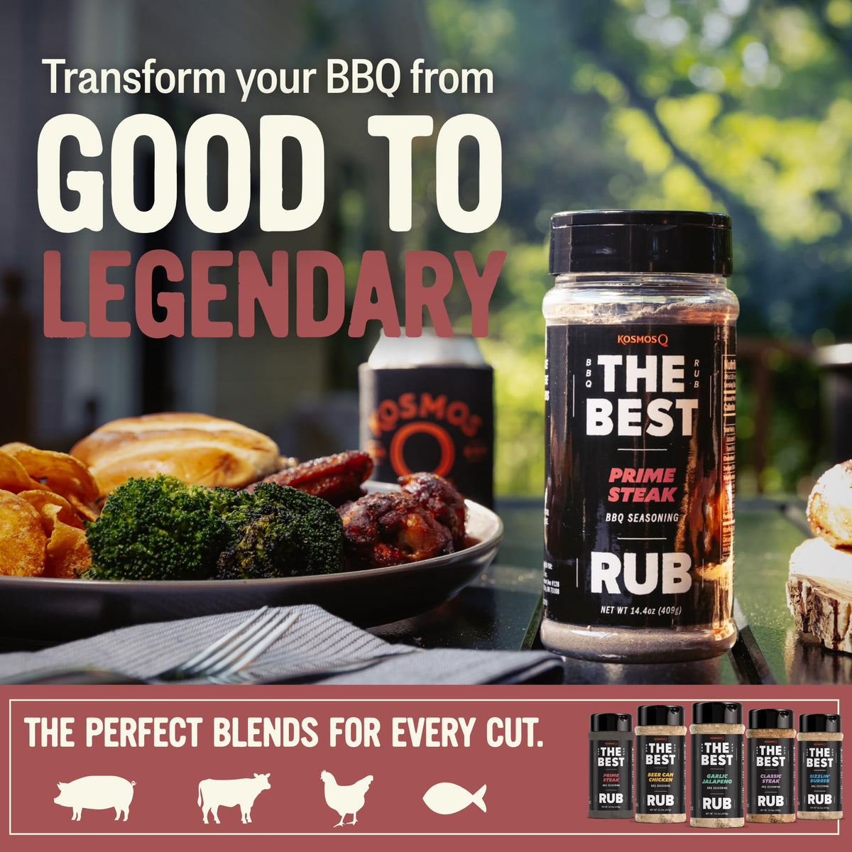 Kosmos Q The Best Prime Steak Rub on chuck roast for depth of flavor