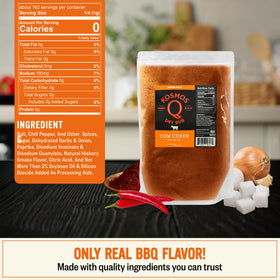 Kosmos Q Cow Cover on burgers delivering savory garlic-forward notes for juicy patties