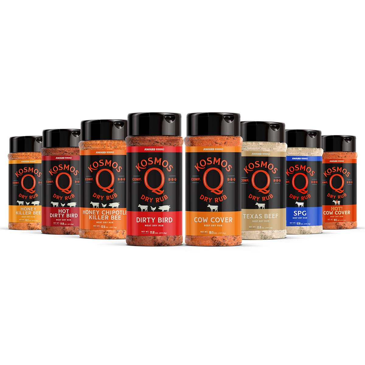 Kosmos Q Cow Cover BBQ rub on beef for juicy, smoky flavor