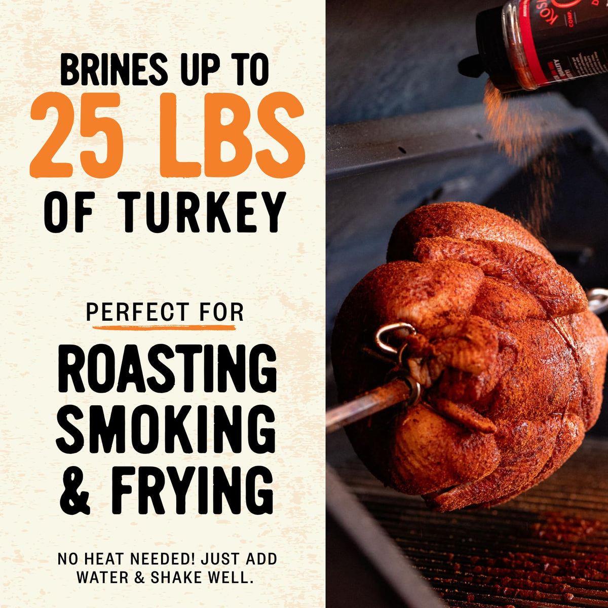 Kosmos Q glazed turkey ready for serving with smoky-sweet finish.