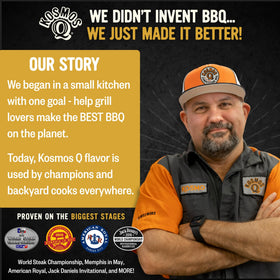 Kosmos Q Honey Bbq Wing Dust for cauliflower bites delivers crowd-pleasing flavor.