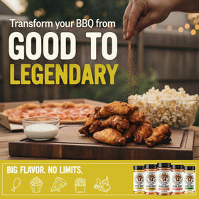 Kosmos Q Lemon Pepper dust on fish or veggies delivers bright citrus notes.