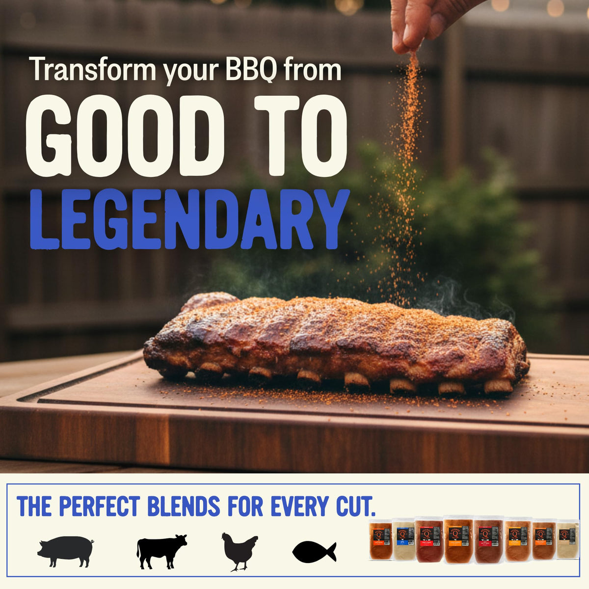 Kosmos Q SPG seasoning pork rub elevates pork chops with balanced spice