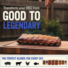 Kosmos Q SPG seasoning pork rub elevates pork chops with balanced spice