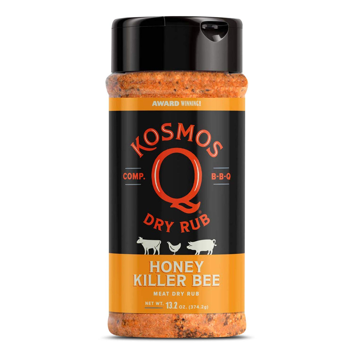 Kosmos Q Texas Beef rub on brisket for robust beef notes