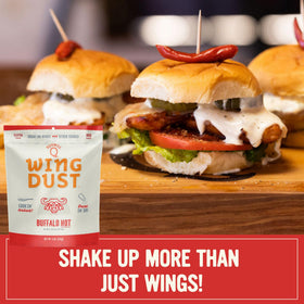 Kosmos Q Hot Buffalo Wing Dust enriches dressings and dips with heat