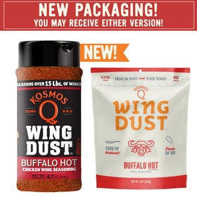 Kosmos Q Hot Buffalo Wing Dust adds savory heat to popcorn