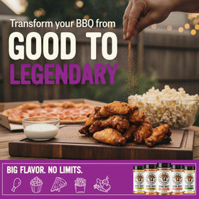 Kosmos Q Kickin’ Cajun Wing Dust enhances seafood with bold Cajun seasoning