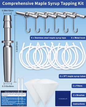 KOSOEUR heavy-duty hooks securely hang collection buckets