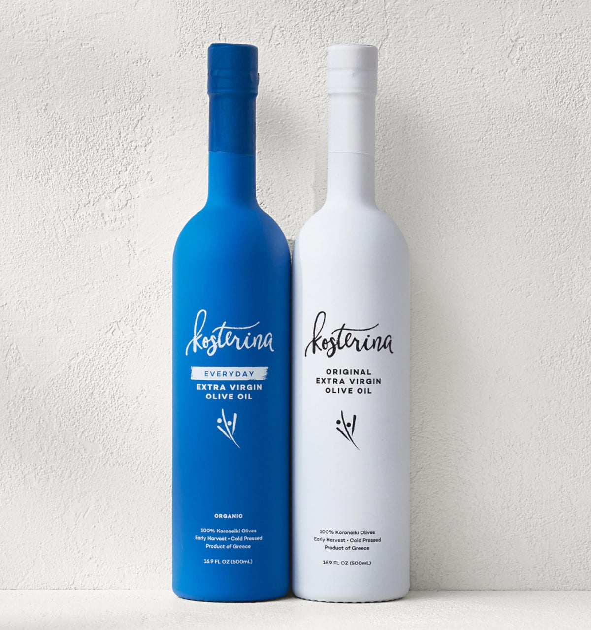Kosterina Original EVOO bottle with bold peppery flavor for finishing