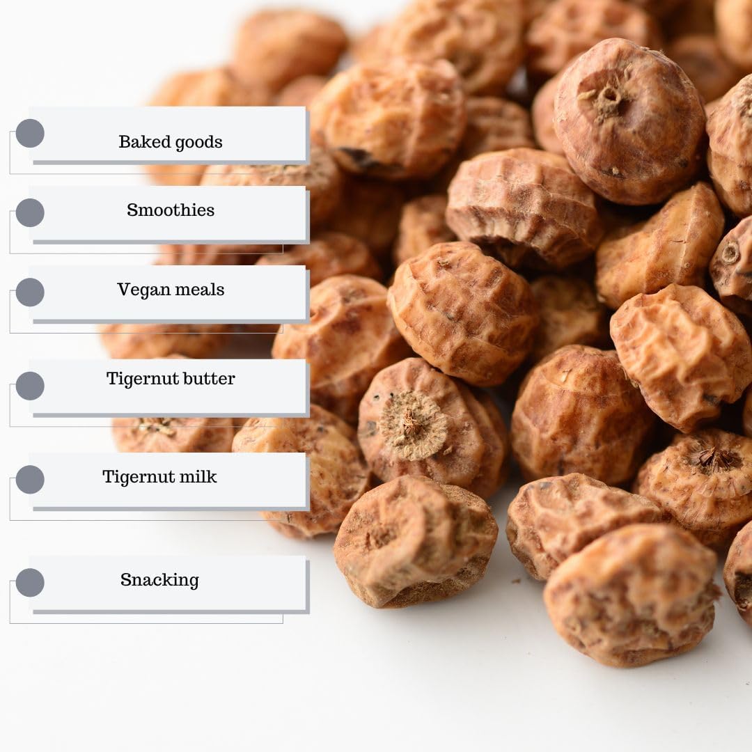 Kovafood tiger nuts ideal for baking cereals or energy bites.