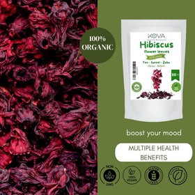 Kovafood washed and sifted hibiscus for cleaner brew