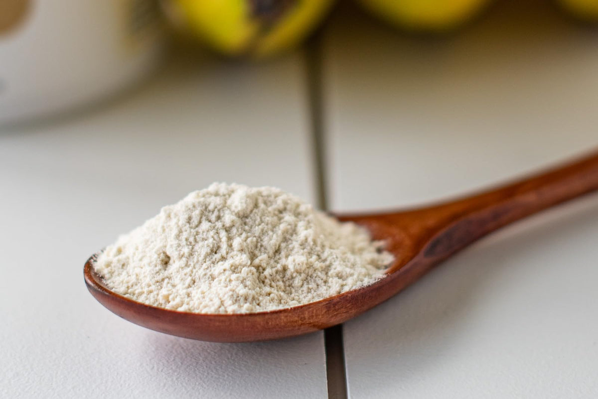 KOYAH Banana Powder used in baking for banana-flavored treats