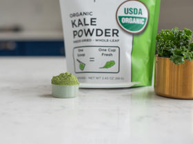 Adding KOYAH powder supports plant-based meals and daily color boost