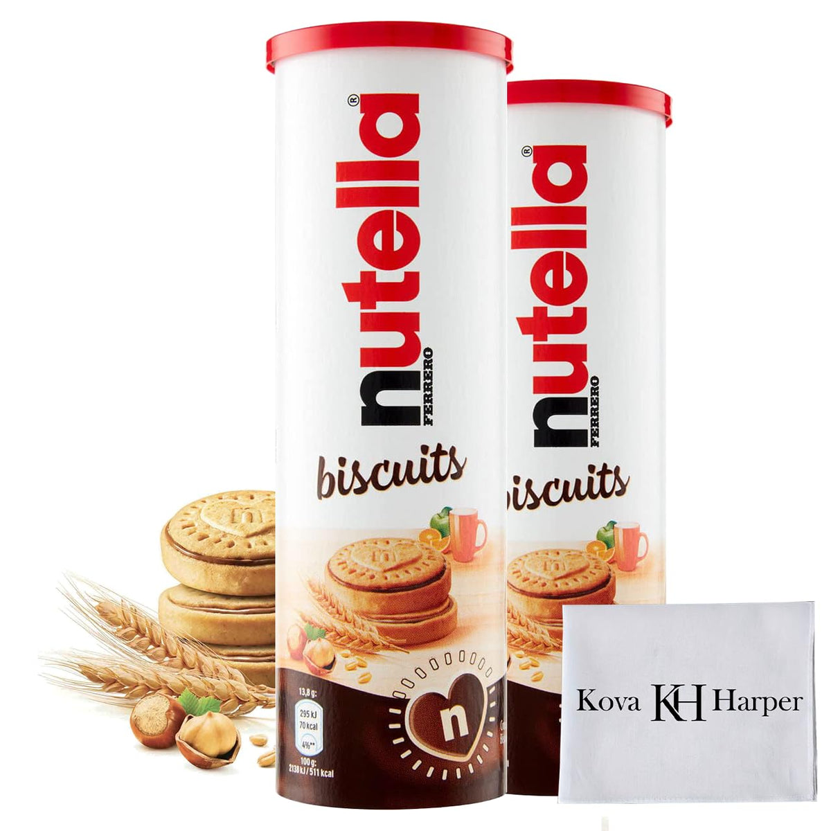 Kozy Home Nutella biscuits in a crush-free tube for easy, mess-free snacking.