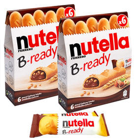 Kozy Home Nutella B-Ready seven-bar pack front view for on-the-go snacking.