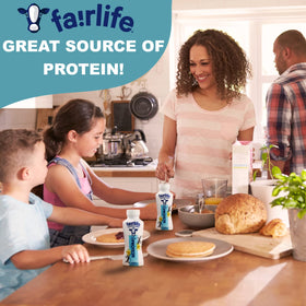 Kozy Home Fairlife salted caramel bottle offers lactose-free protein for sensitive digestions