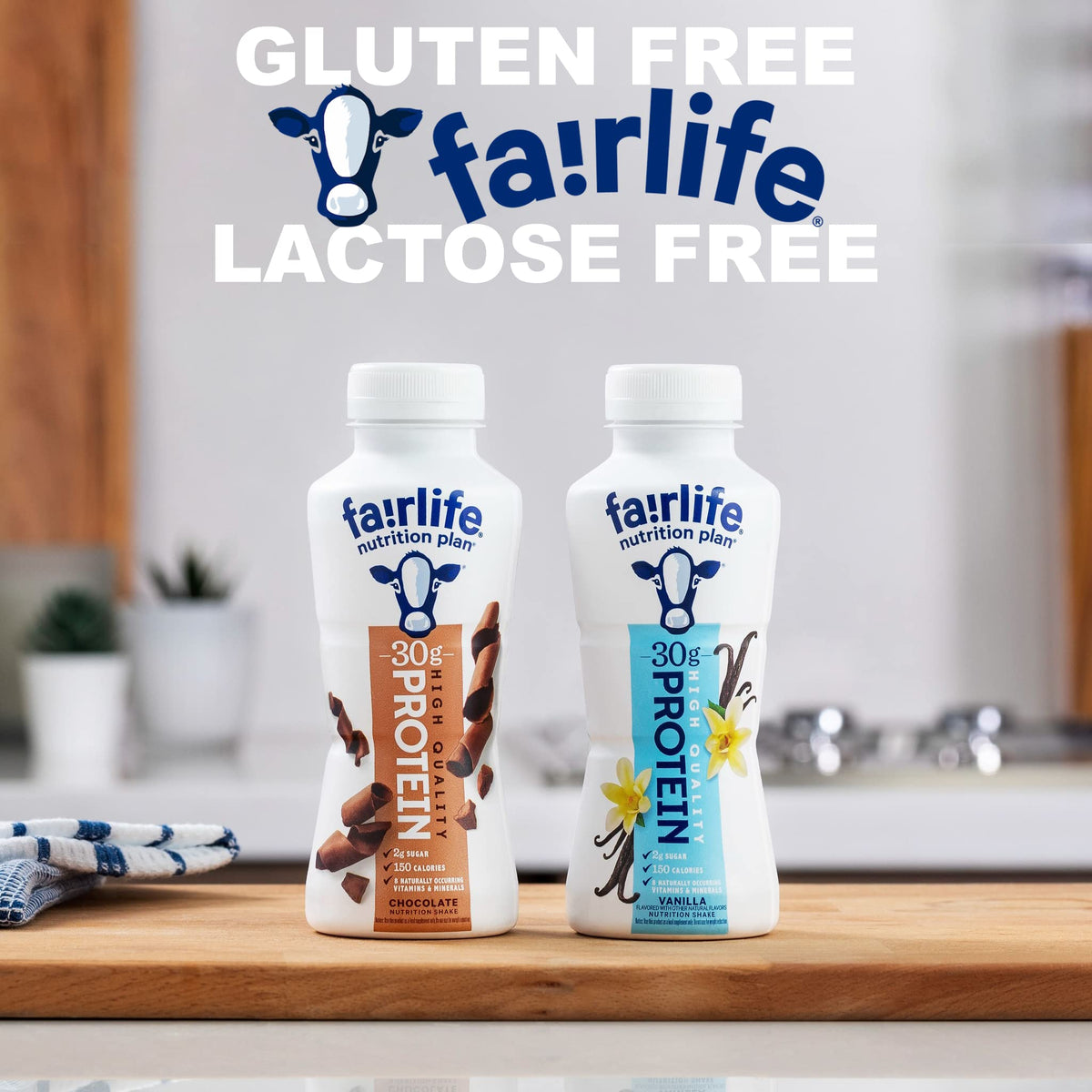 Kozy Home Fairlife chocolate protein shake bottle tasting rich and satisfying