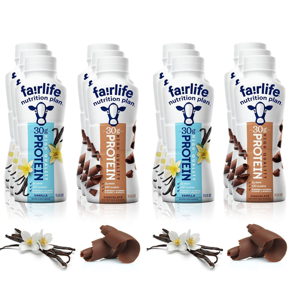 Kozy Home Fairlife vanilla protein shake bottle for a quick post-workout snack
