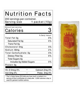 KPAK food-safe polybag keeps 200 packets organized and fresh