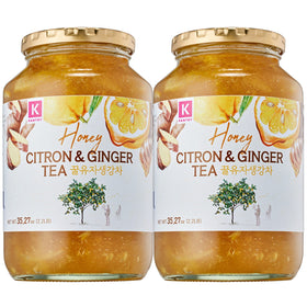KPANTRY Korean Yuja Tea: two jars ready for family tea time and gifting.