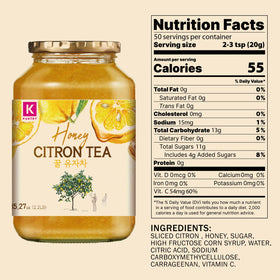 KPANTRY yuja tea smoothie mix for bright flavors.