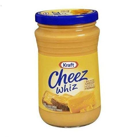 Kraft Cheez Whiz Original 450g bottle for quick cheesy dips and spreads