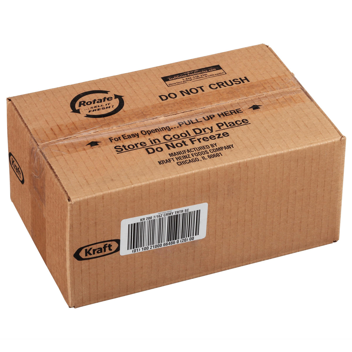 Kraft Creamy Tartar Sauce packet multi-use dipping.