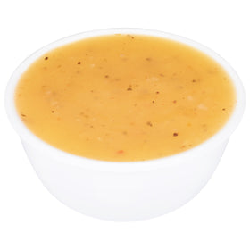 Cafeteria or catering setup ready with Kraft dressing packets