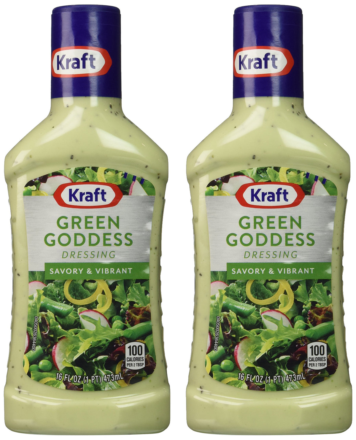 Kraft Green Goddess Dressing bottle for salads and veggie dipping