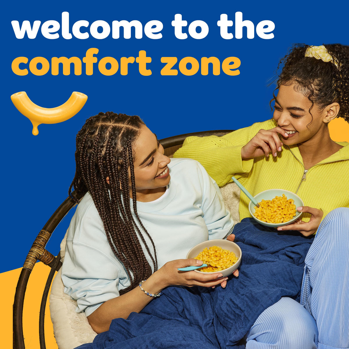 Kraft Mac and Cheese milk and butter added for creaminess