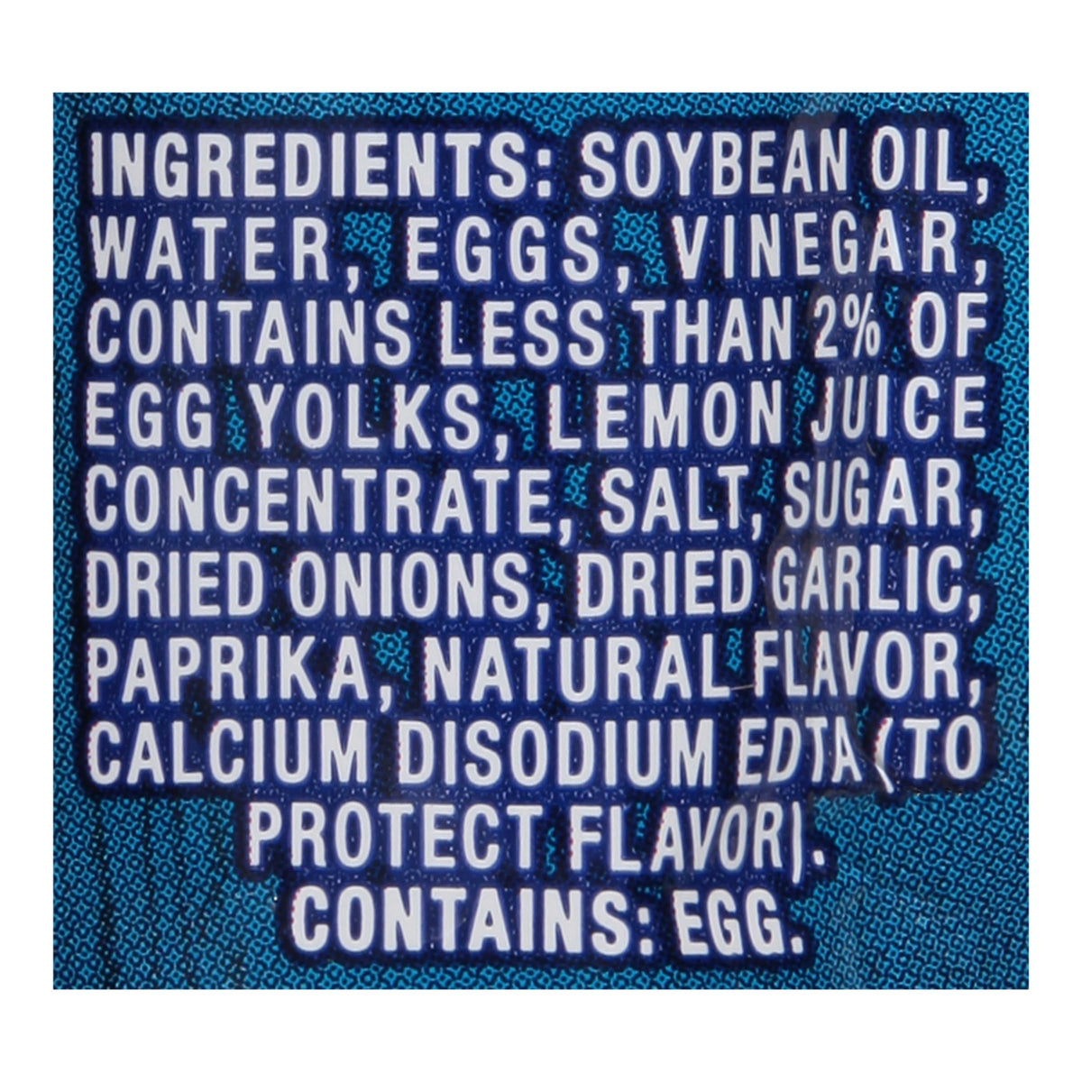 Kraft Mayonnaise packaging supports consistent taste across carry-out orders.