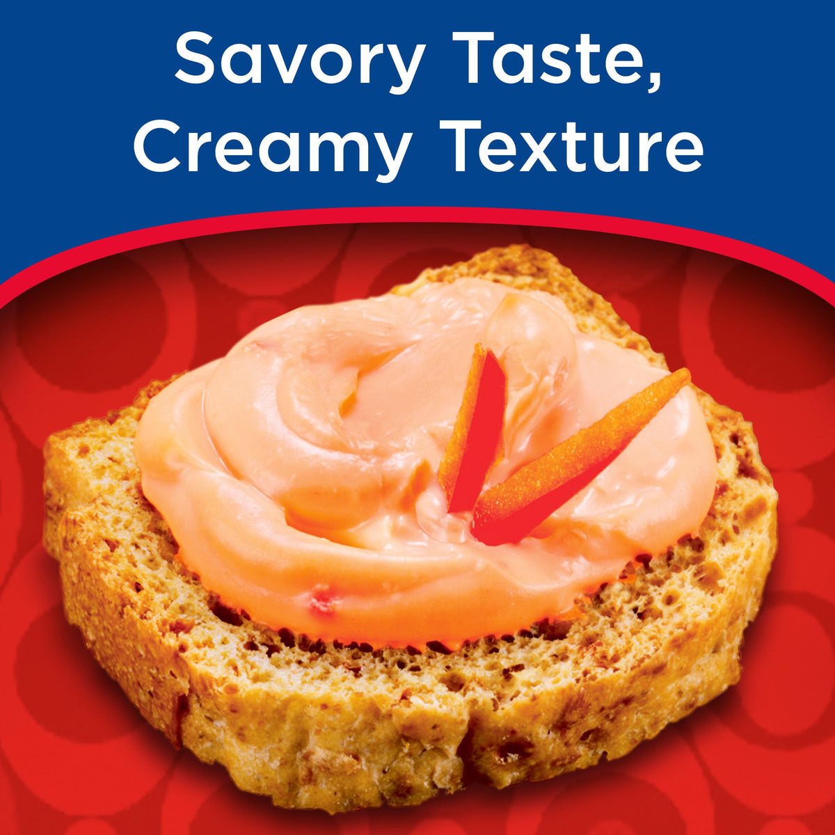Creamy Kraft Pimento Spread stirred into macaroni and cheese.