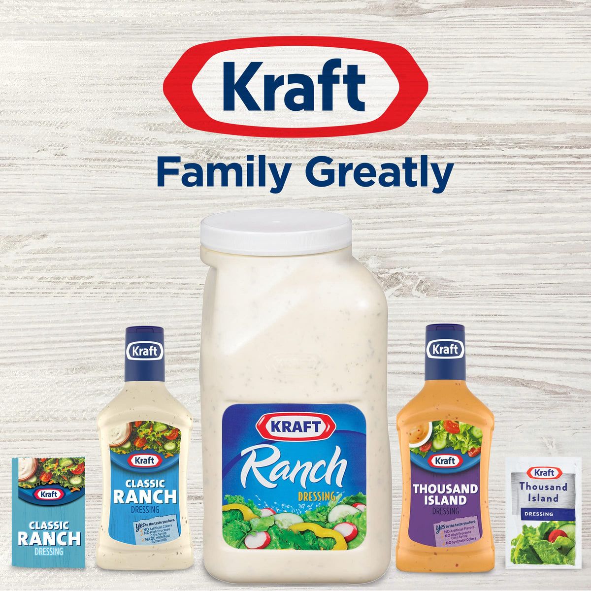 Kraft Ranch Dressing dipping with wings and vegetables demonstrates versatility.