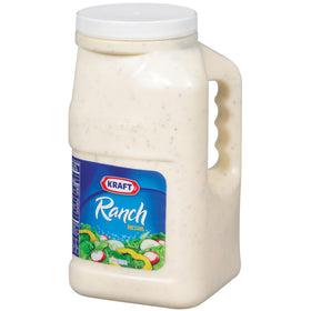 Kraft Ranch jug in professional kitchen illustrates back-of-house practicality.