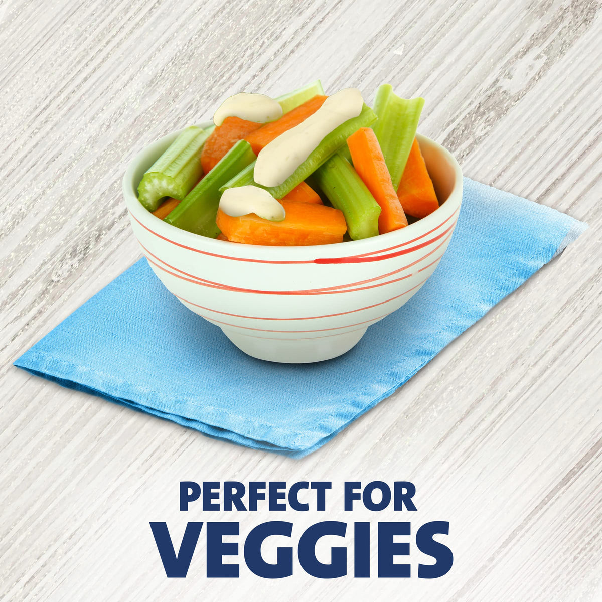 Kraft Ranch dipping for nuggets or fries showcases versatile sauce option.