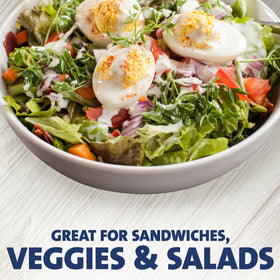 Kraft Ranch packet shown with fresh salad ingredients for a complete dish