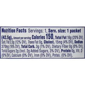 Kraft Ranch dressing packet being squeezed over greens for on-the-go flavor
