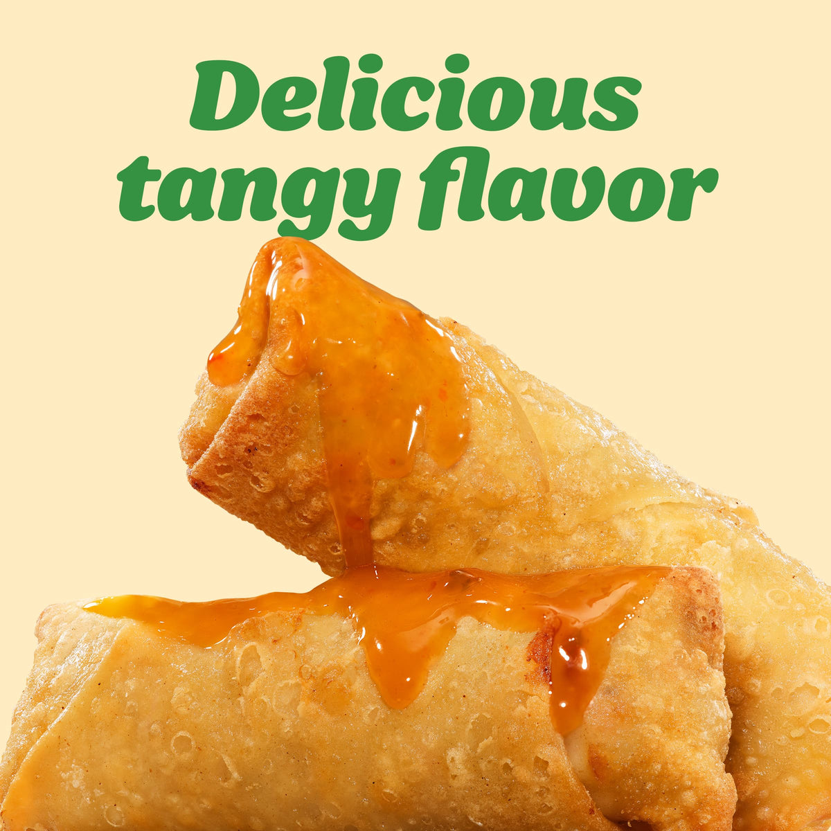 Kraft Sweet 'n Sour Egg Rolls dip adds sweet-tart contrast.