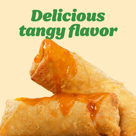 Kraft Sweet 'n Sour Egg Rolls dip adds sweet-tart contrast.