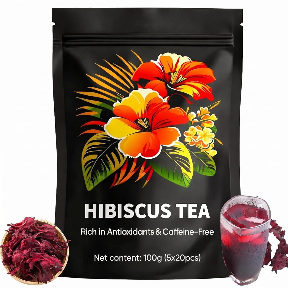 Kranla Hibiscus Tea Bags Packaging eco-friendly daily ritual