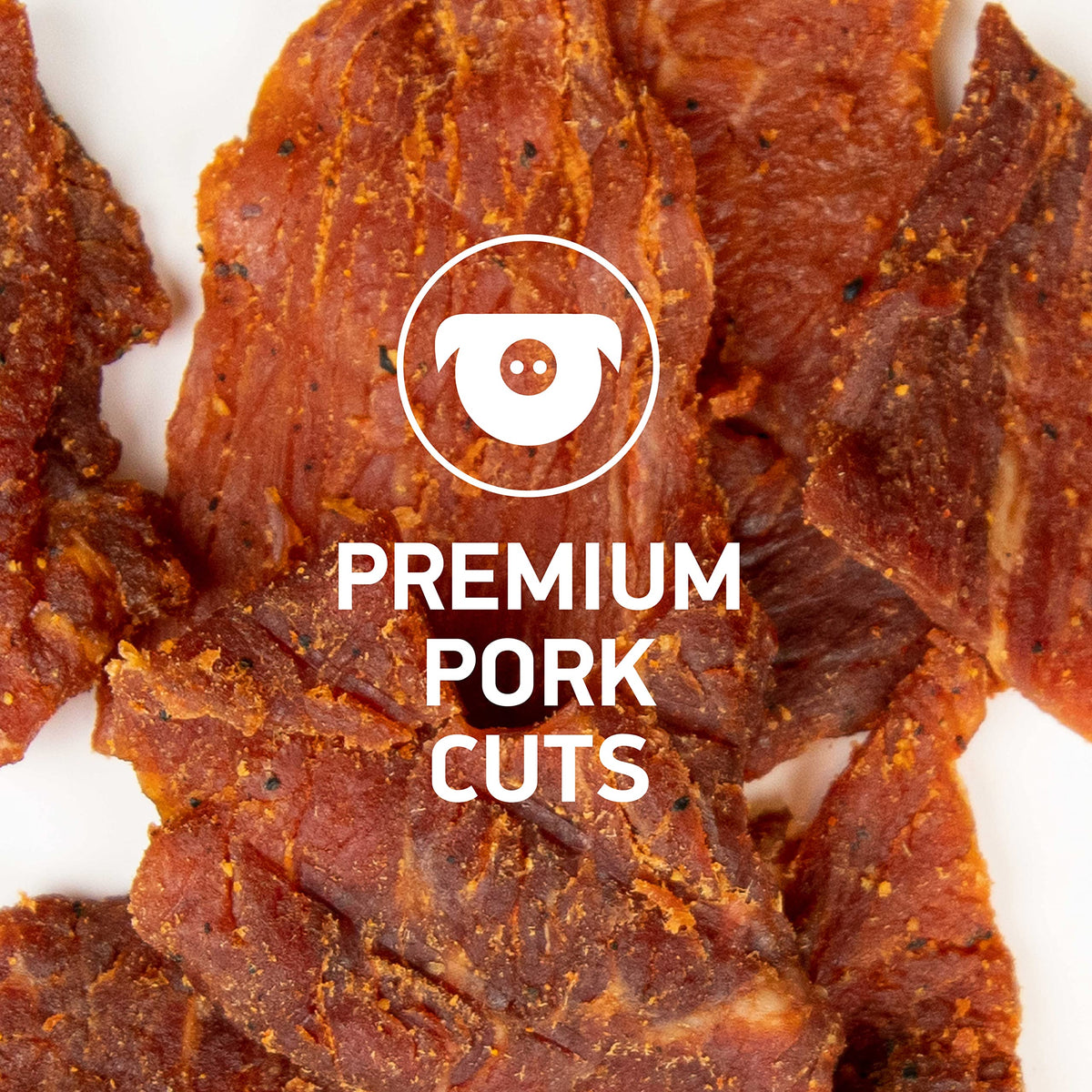 KRAVE gluten-free pork jerky multi-pack featuring clean ingredients for quick snacking.