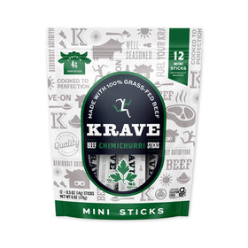 KRAVE Meat Sticks Minis Chimichurri pack on-the-go protein snack
