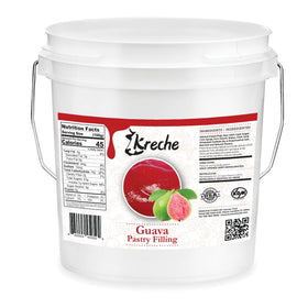 Kreche Guava Filling 11lbs tub front view for bake-ready use